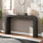Farmhouse Console Table With Curved Edge And Natural Texture-1263962604-1249483500