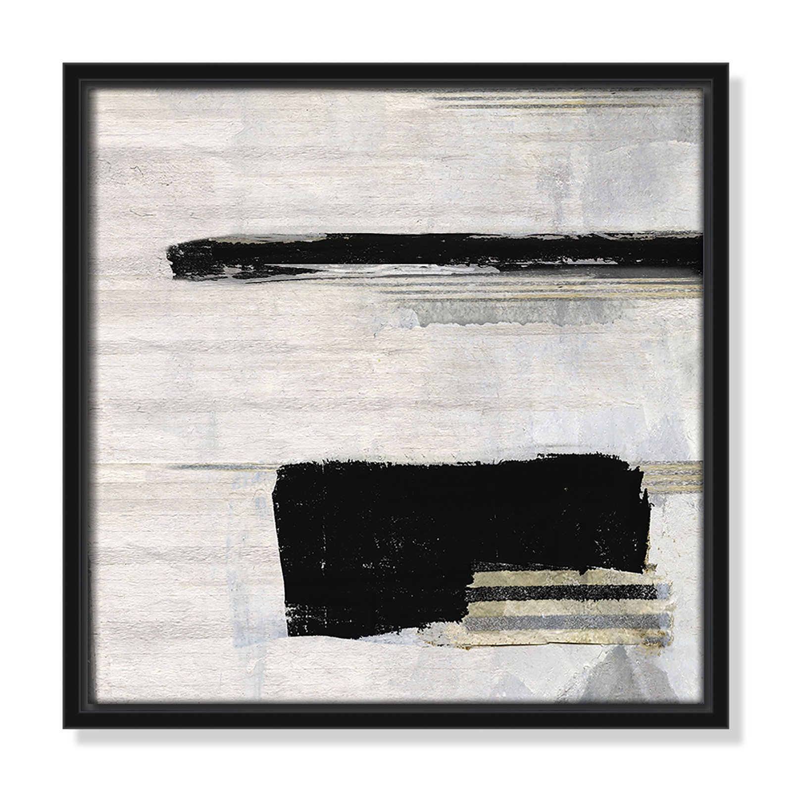 La Bande II Print by Sally Swatland, Black, 13.5" H x 13.5" W