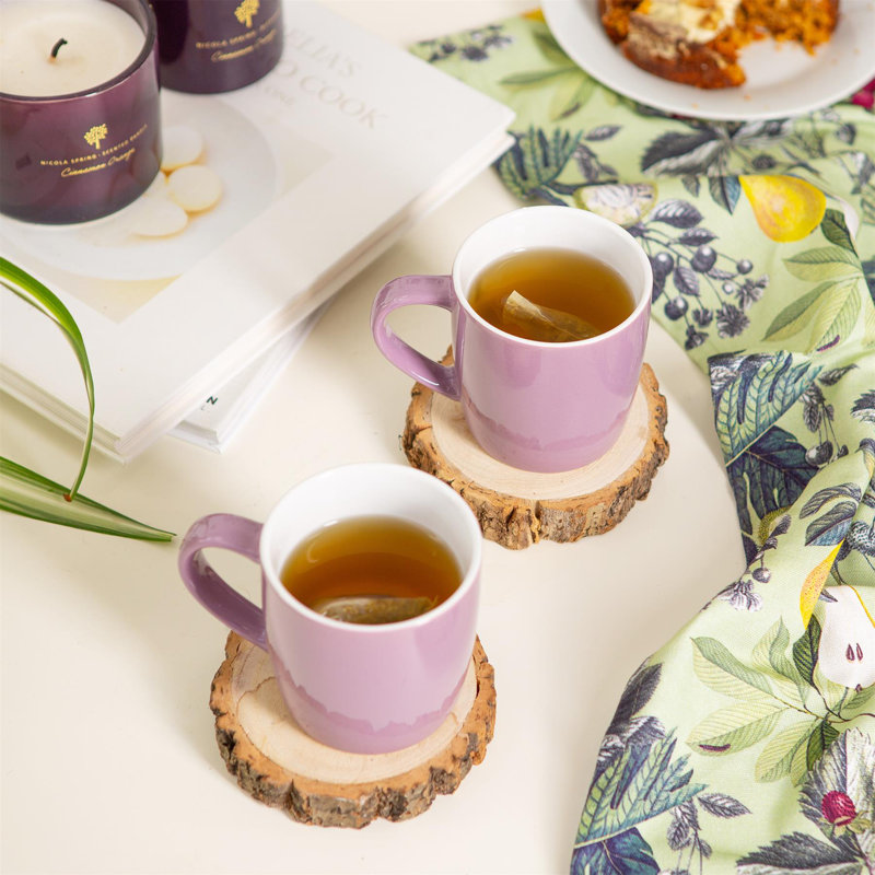 Argon Tableware - Coloured Coffee Mugs, Purple