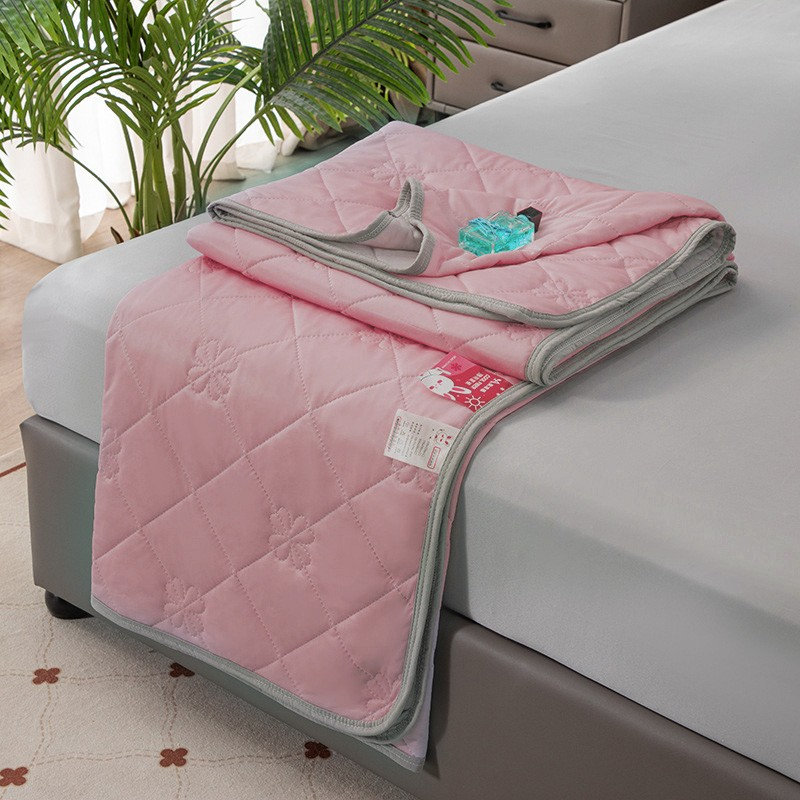 Courtepointe froide, courtepointe à carreaux Cool Feeling, A