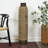 Favian Seagrass Handmade Slim Woven Tall Floor Decorative Brown Vase with Dark Brown Striped Accents-105324191