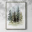 Impression encadrée Washy Treeline II - bois massif-1035758767