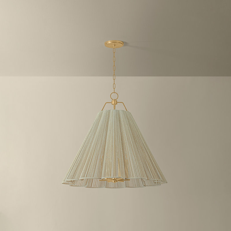 Sonoma Chandelier, Patina Gold Leaf