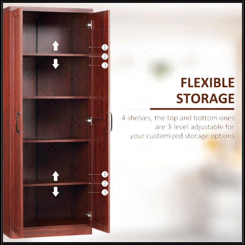 63" 2-Door Kitchen Pantry
