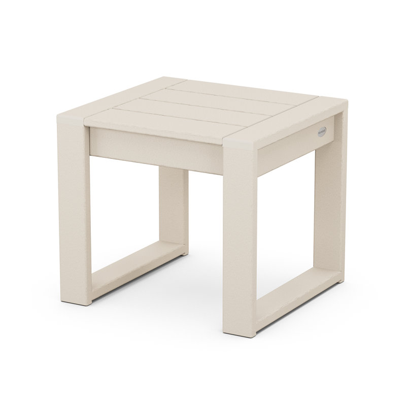 Table de bout EDGE, H 17,5 po x l 19 po x P 19 po, Crème