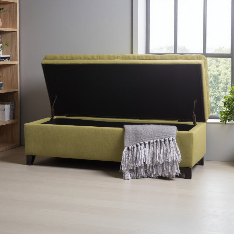 OTTOMAN DE RANGEMENT, Vert