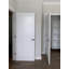 24 in. x 84 in.Right-Handed Solid Core White Primed Composite Single Prehung Interior Door Matte Black Hinges-122017503-122017509