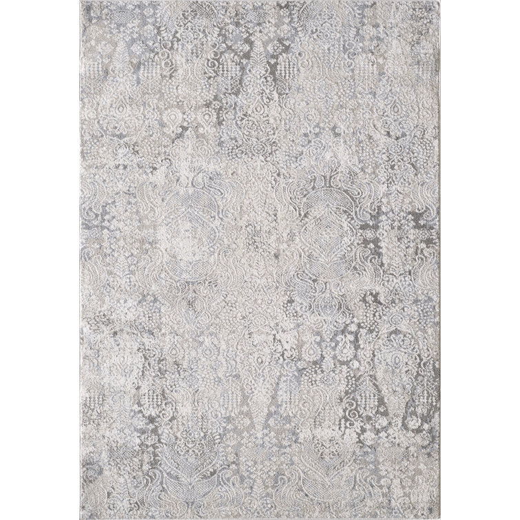 Tapis crème Angel transitionnel fabriqué à la machine - 3 pi 9 po x 5 pi 9 po