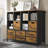 8 Cube Storage Bookcase With 6 Fabric Drawers,diy Cube Fabric Storage Organizer, 4 Tiers Bookcase With Open Display Shelves,modern Storage Bookshelf For Home And Office-672782123