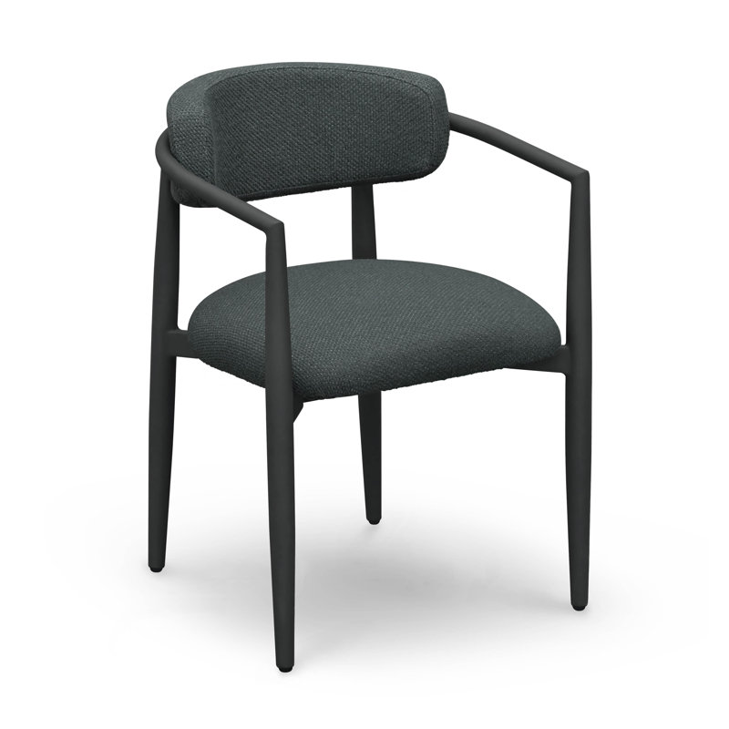 Chaise de salle à manger Snyder Enfield, Noir, noir, noir, noir