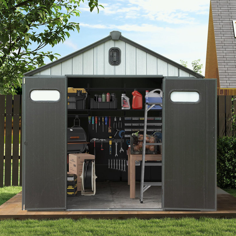 Storage Shed with double Lockable Doors and vent
