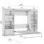Lit escamotable double avec étagère et bureau escamotable Camalla-57534141