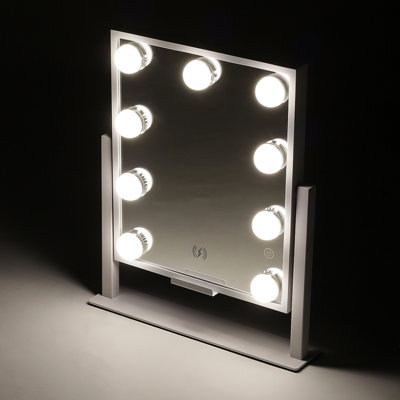 Rectangle Freestanding Makeup / Shaving Mirror