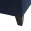 Velours bleu pour un rangement pratique et un siège doux et foncé avec compartiment-399223429