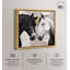 «Kintsugi Horses II», impression sur toile par Art Remedy, cadre doré, 20 x 20-71069461-71069454