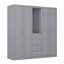 Kimberley 4 Door 4 Drawer Combi Fitment Wardrobe-120612143