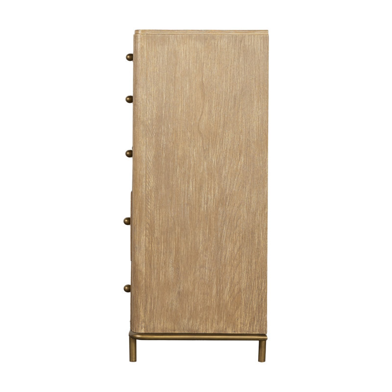 Commode rectangulaire 5 tiroirs Tignall Stevie