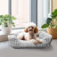 Lit pour chien Tucker Murphy Pet ™ en jacquard Cuddler, ultra doux et élégant pour chiens et chats-979085244-979085245