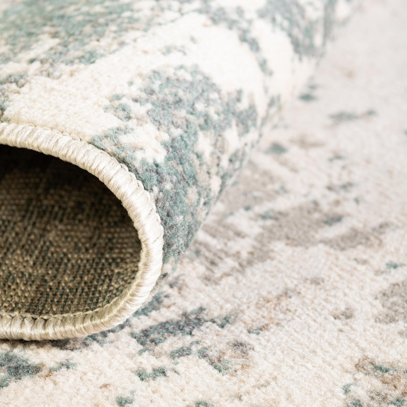 Abrianne Abstract Indoor Rug, Round 8'