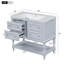 Meuble-lavabo simple 36,01 po avec plateau en bois manufacturé Drusus