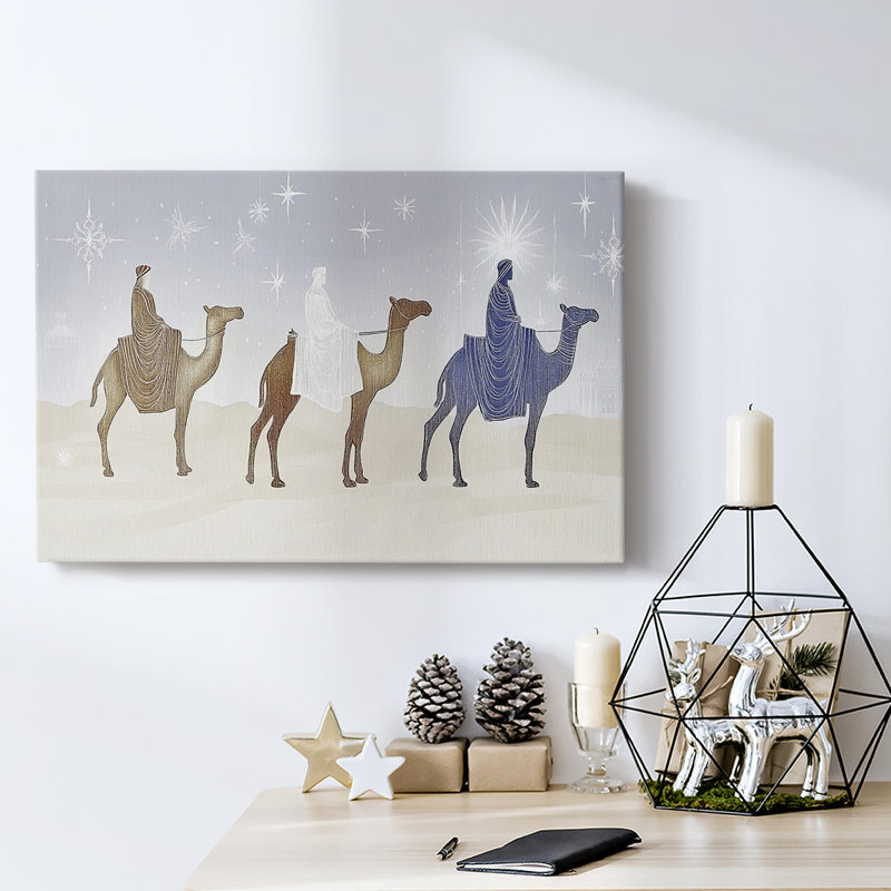 Christmas Holiday Arts - Toile tendue avec châssis, H 40 po x l 60 po