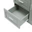 Armoire de rangement haute et large avec portes pour salle de bain / bureau, trois tiroirs-125286606