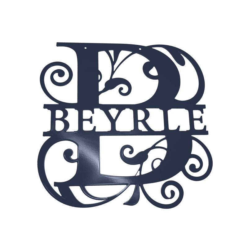 Décoration murale Chaunice, Bleu marine, H 12 po x l 12 po x P 0,06 po