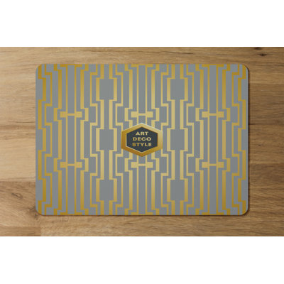 Meranda Polyester-Coated Hardboard Rectangle Placemat