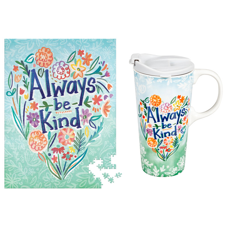 17 oz. Tasse de voyage en céramique