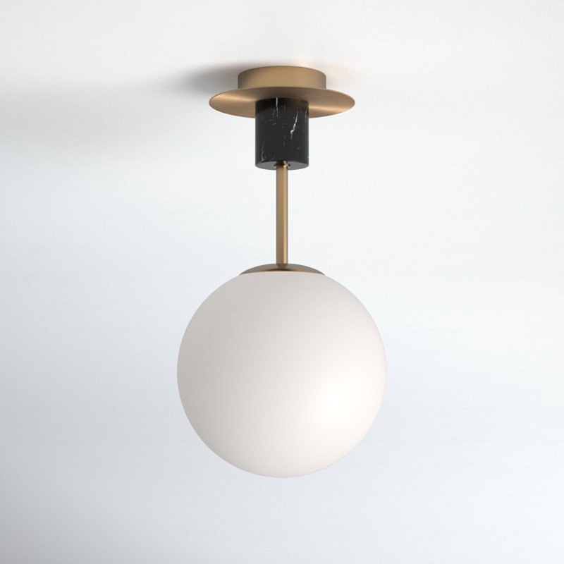 Drake Glass Semi Flush Mount