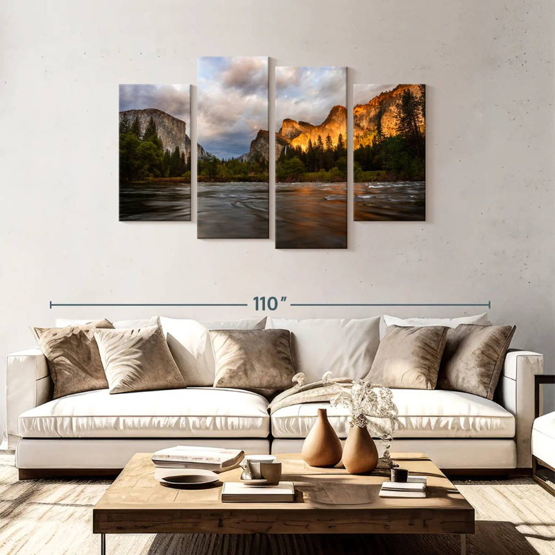 Alvord Yosemite Calm River, 48" H x 75" W