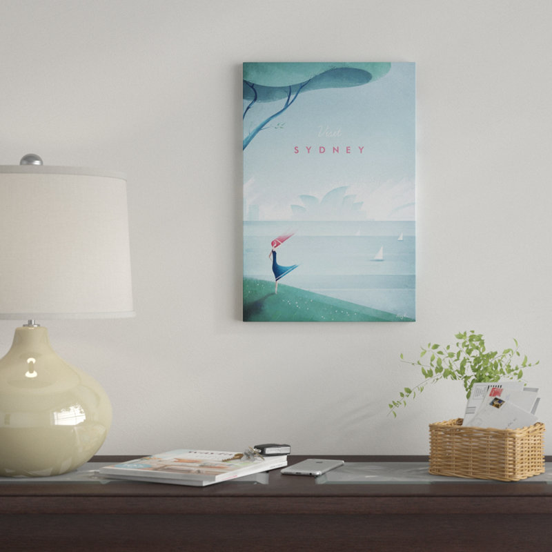 «Sydney» sur toile, H 12 po x l 8 po x P 0,75 po, Toile tendue, Pas de tapis