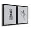 Marine Life III - Ensemble de 2 reproductions d'art sur toile encadrées-1077443000-1077443007