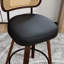 Ensemble de 2 tabourets de bar et de comptoir pivotants en similicuir -114332656