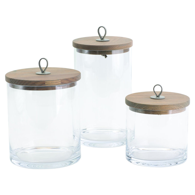 Rustic Canister, 10.5" H x 6" W x 6" D