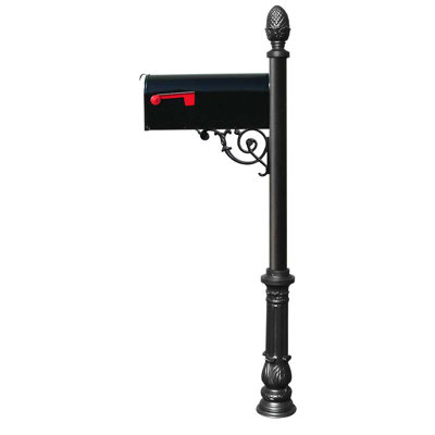 Lewiston Mailbox Post Mounted Mailbox