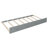 Modern Solid Wood Twin Canopy Bed With Trundle, Space-saving Design