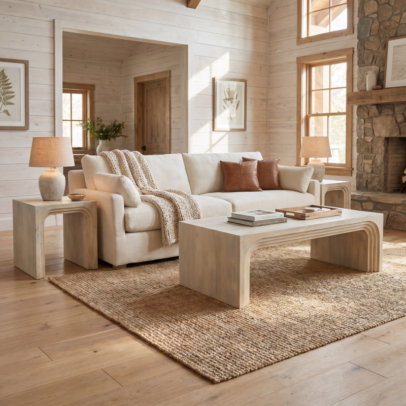 Josiane Solid Wood End Table