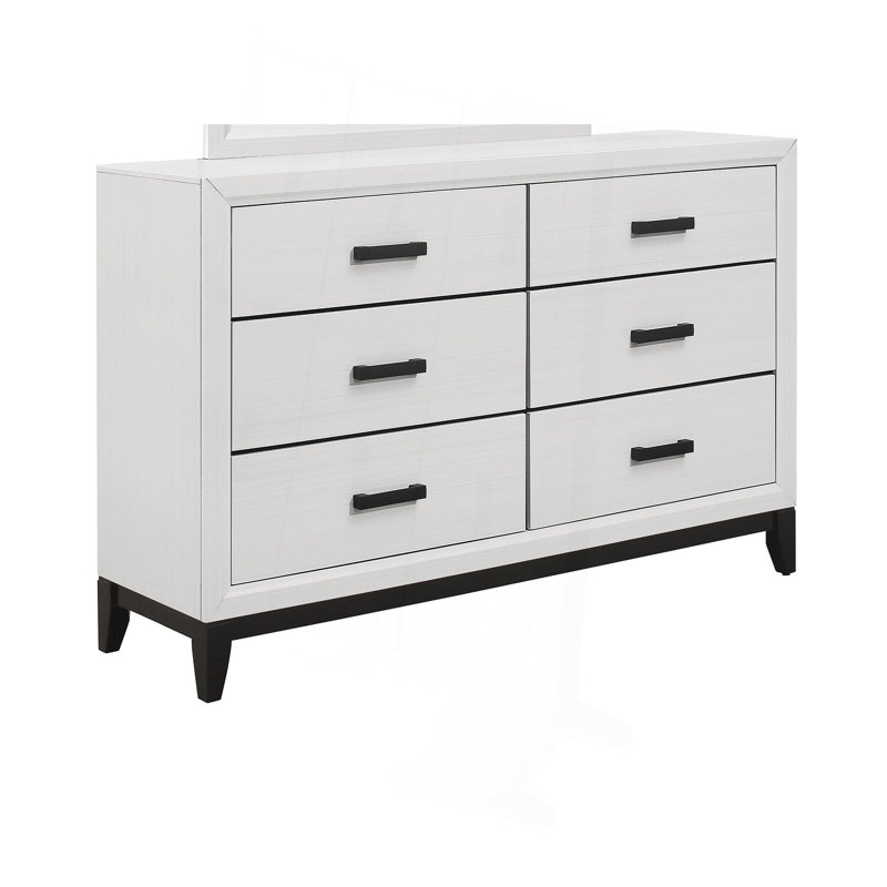 Commode côtière moderne à 6 tiroirs