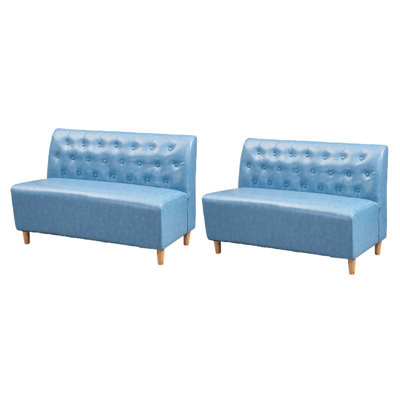 Faux Leather Upholstered Bench