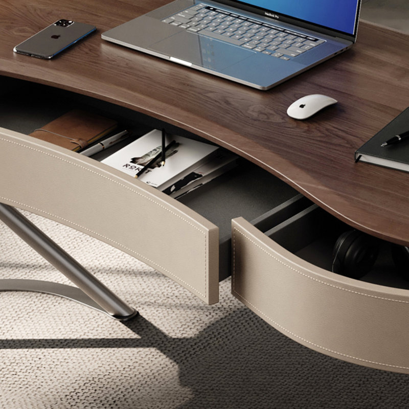 Bureau d'écriture Free Form, H 29,52 po x l 55,11 po x P 25,59 po