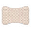 Tapis rouge et beige - 1 pièce