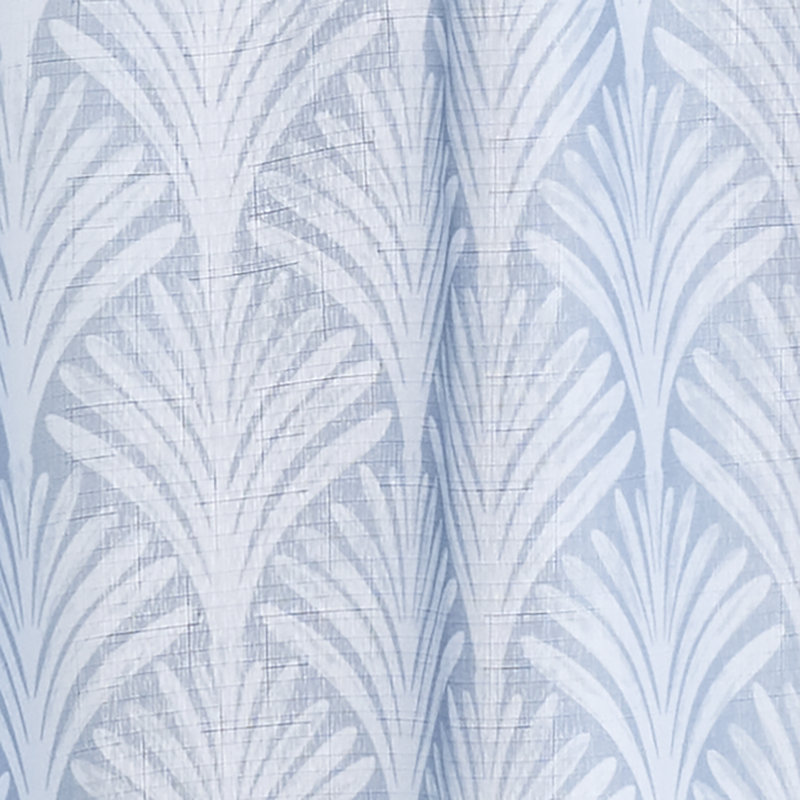  Cantonnière Fan, denim, Bleu