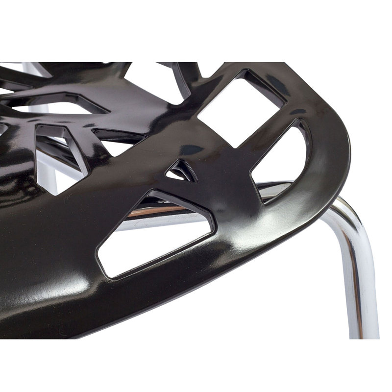 Chaise d'appoint Birds Nest, Noir