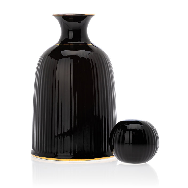 Breesha 6 Piece Coffee Set, Black