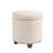 Mayen 19" Wide Round Storage Ottoman-426213556
