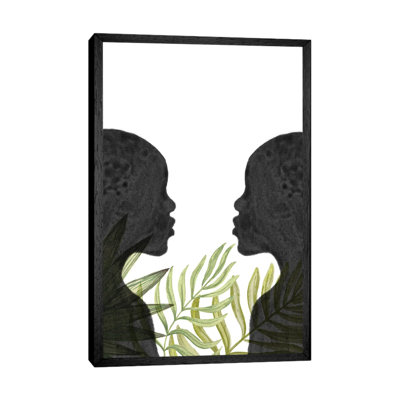 Black Women, African Inspired by Whales Way - Painting on Canvas