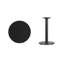 Plateau de table rond en stratifié de 24 po avec base de bar ronde de 18 po Jamey-1870724549-1867976237-1867976234