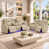 Similicuir beige