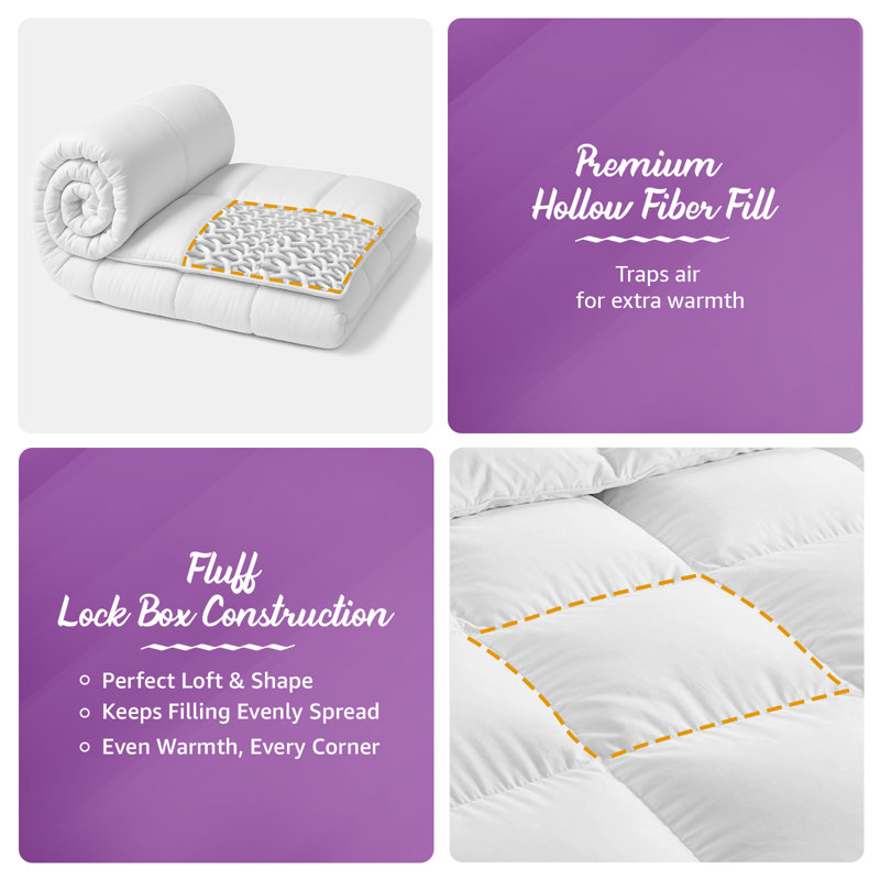Premium 10.5 Tog Duvet All Season Comfort , Kingsize (220 x 230 cm)